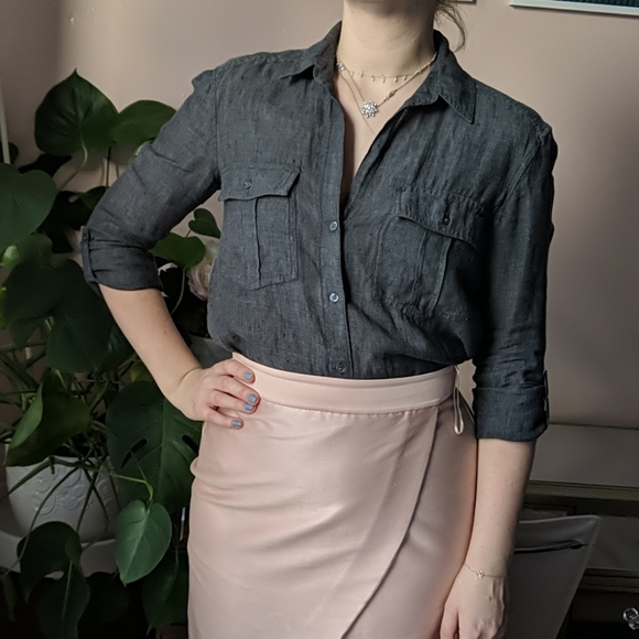 James Perse Tops - James Perse linen shirt